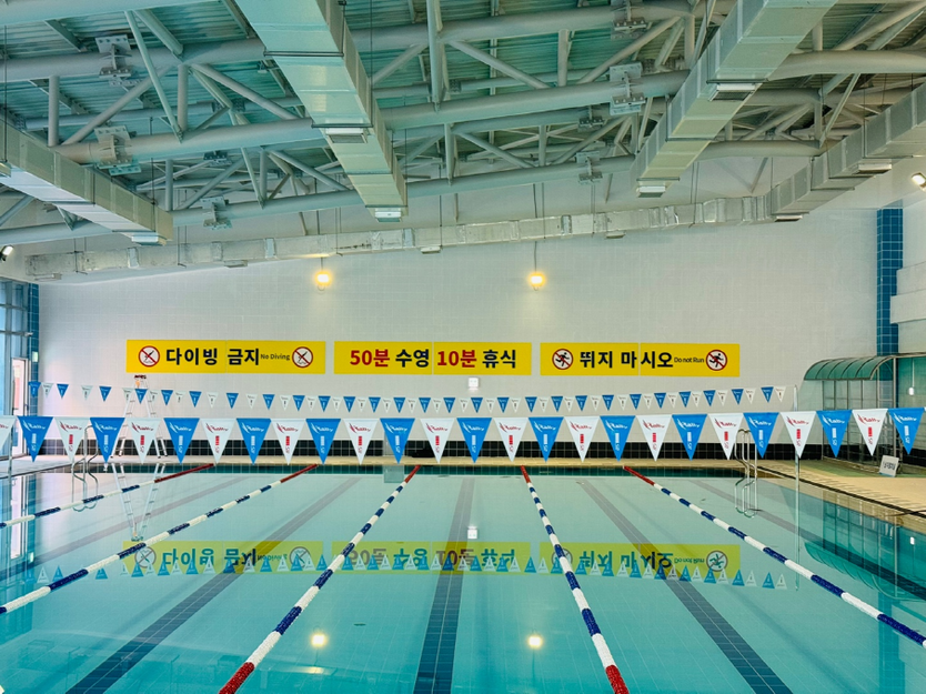 남동구 도시관리공단, 남동수영장 임시 운영 마치고 재개관 하고 있다. ⓒ 남동구 제공