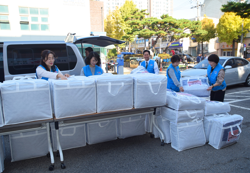 국제위러브유운동본부가 ‘2024 따뜻한 겨울맞이 지원사업’을 펼치고 있다. ⓒ 국제위러브운동본부 제공