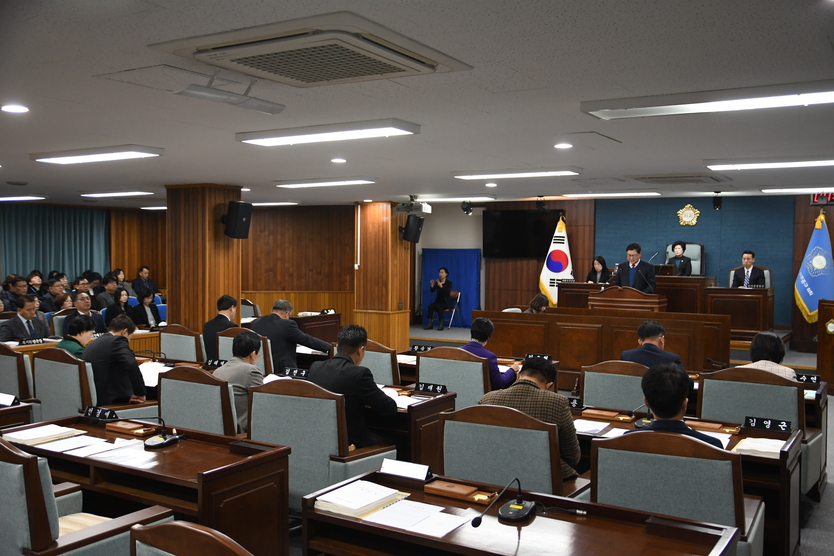 인천시 미추홀구의회가 2024년도 제285회 정례회를 개회하고 있다. ⓒ 미추홀구의회 제공