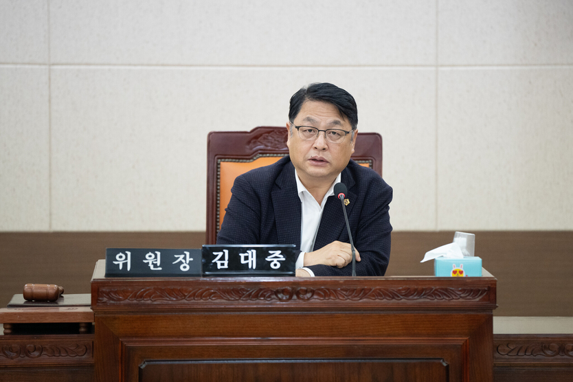 김대중 인천시의회 제2차 정례회 제7차_건설교통위원회를 개최하고 있다, ⓒ 인천시의회 제공