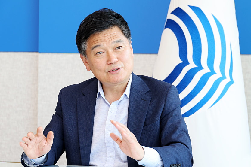 박종효 남동구창이 신년 인터뷰를 가지고 있다. ⓒ 남동구 제공