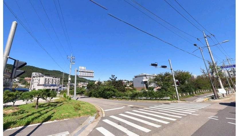 중촌교차로 주변 모습.