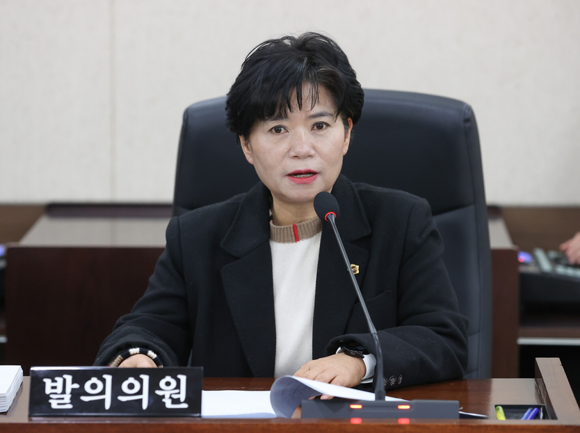 유승분 인천시의원이 상임위원회에서 발언을 하고 있다. ⓒ 인천시의회 제공