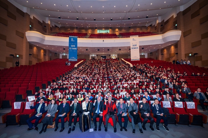 겐트대학교 글로벌캠퍼스 2025학년도 봄학기 11주년 신입생 입학식 ⓒ 겐트대 제공