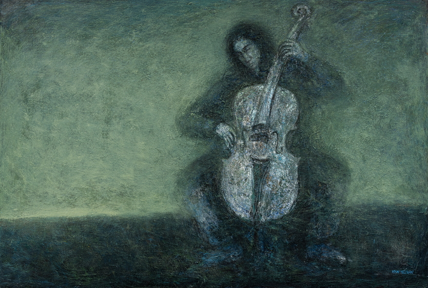 한희원 작_안식, 2023, 캔버스에 유채, 197x291.5cmⓒ함평군청 제공