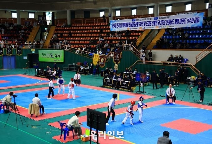 2025년도 전라남도 종별 태권도선수권대회 전경 ⓒ 전남도 제공