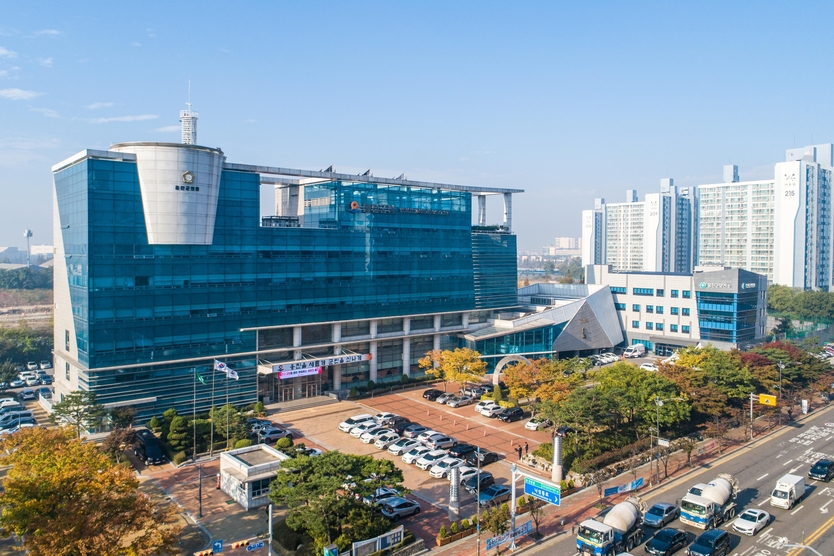 옹진군청 전경 