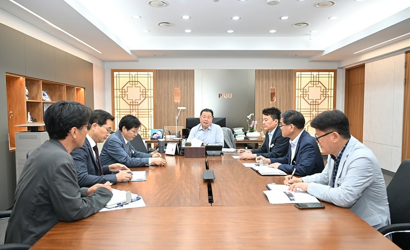 파주시, 대북전단 살포 행위에 엄정한 사법처리 예고(4.28 긴급대책회의)하고 있다. ⓒ 파주시 제공