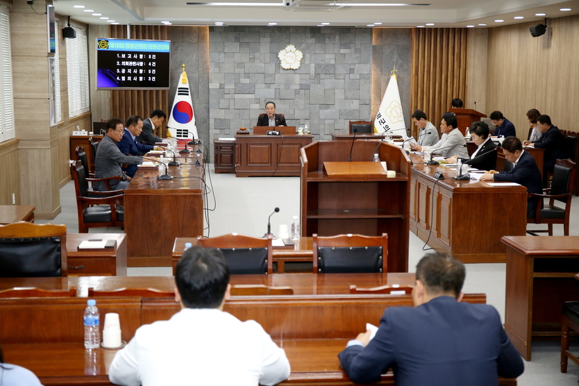 2025.05.20. 제16회 영광군의회 의원간담회 개최ⓒ영광군의회 제공