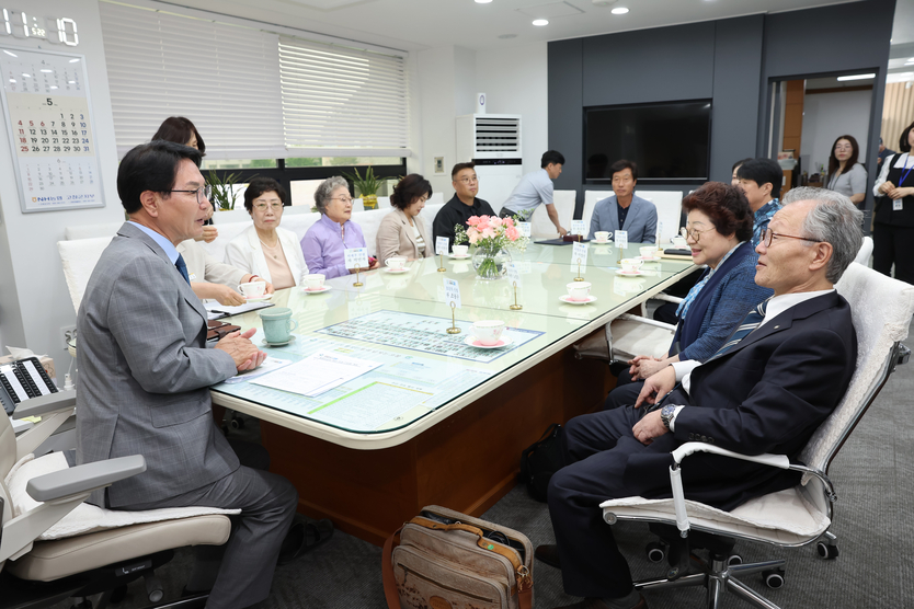 고창고보 출신 독립유공자 후손 간담회ⓒ고창군청 제공