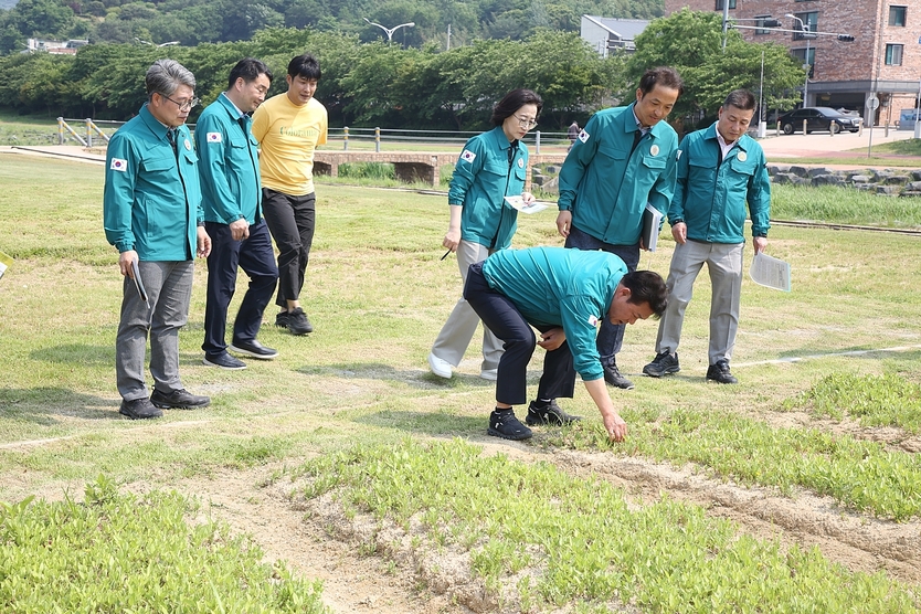 이학수 정읍시장, 시민 안전 위해 정읍천 현장점검 ‘꼼꼼히’ⓒ정읍시청 제공