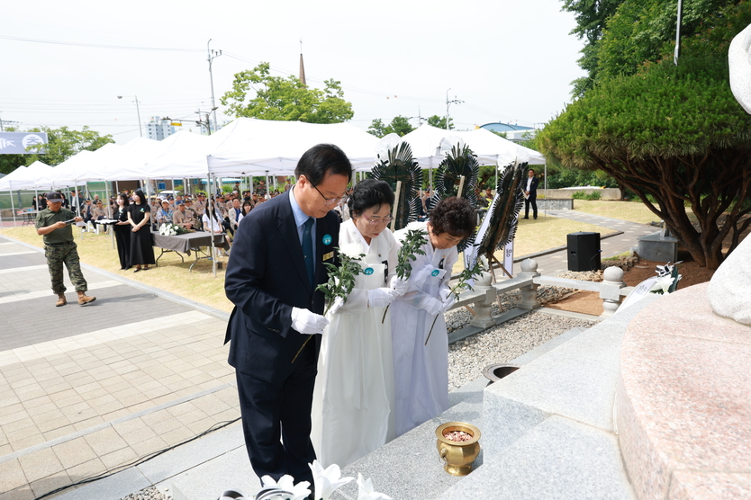 현충일추념행사ⓒ완주군청 제공