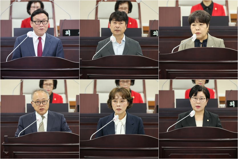 제284회 제1차 정례회 제2차 본회의에서 구정질문을 하고 있다. ⓒ 인천동구의회 제공