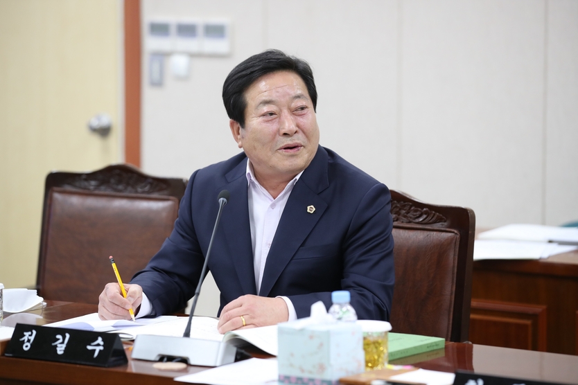 정길수 의원 해양수산국 보조금 반납 문제 지적ⓒ전남도의회제공