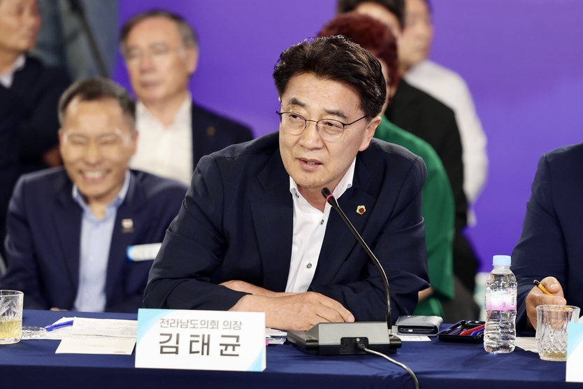 김태균 의장 광양시 정책비전 투어 참석ⓒ전남도의회 제공