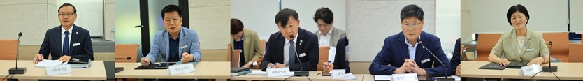 “변화하는 고창보면서 힘낼 수 있었어요” 고창군청 22명의 부서장들이 전하는 3년 소회(왼쪽부터 서치근, 김용진, 최순필, 황민안, 오수목)'ⓒ고창군청 제공