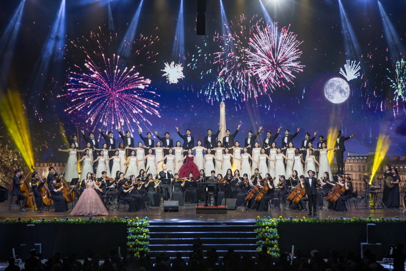 그라시아스합창단이 ‘2025 Gracias Concert는 ‘IYF 월드캠프’의 개막 기념으로 개최됐으며, 105개국에서 모인 2만5천여 명의 청년과 각계 리더, 시민들이 함께했다. ⓒ기쁜소식선교회 제공