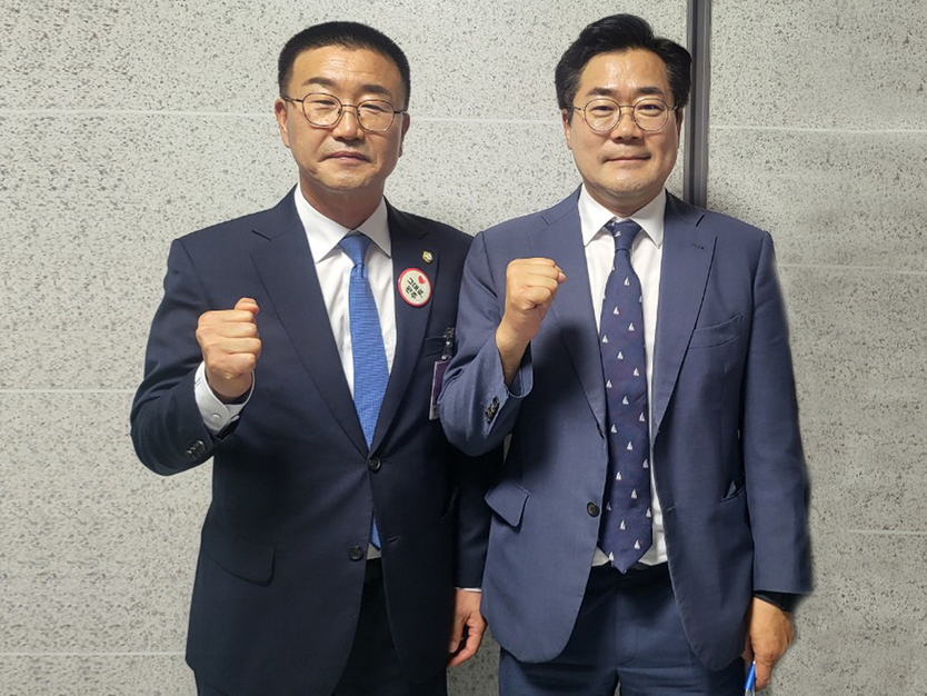 박찬대 국회의원을 만남ⓒ완주군의회 제공