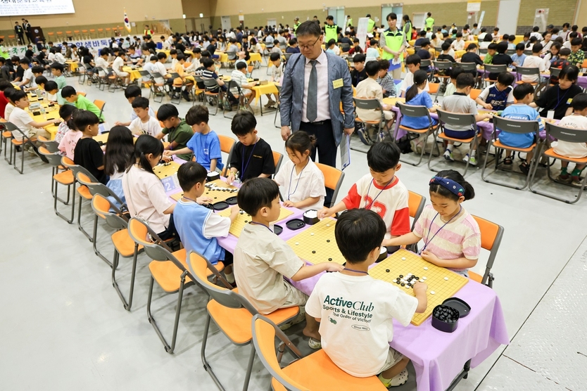 지난 5일, 제11회 순천만국가정원배 전국 학생 바둑대회 경기가 순천만생태문화교육원에서 열렸다ⓒ순천시청 제공
