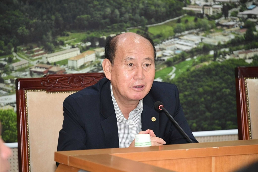 박형덕 동두천시장이 민선8기 출범 이후 3년동안의 변화와 1년 시정방향에 대해 밝히고 있다. ⓒ 동두천시 제공