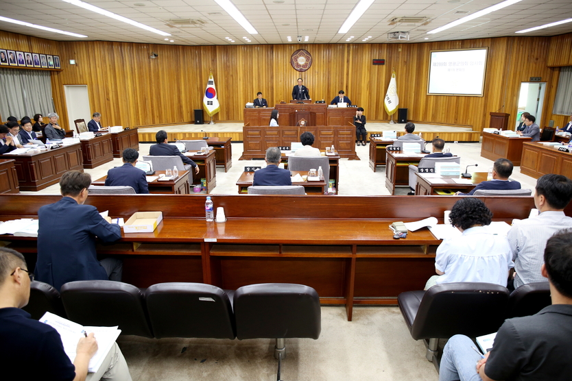 2025. 7. 8. 제289회 임시회 개회ⓒ영광군의회 제공