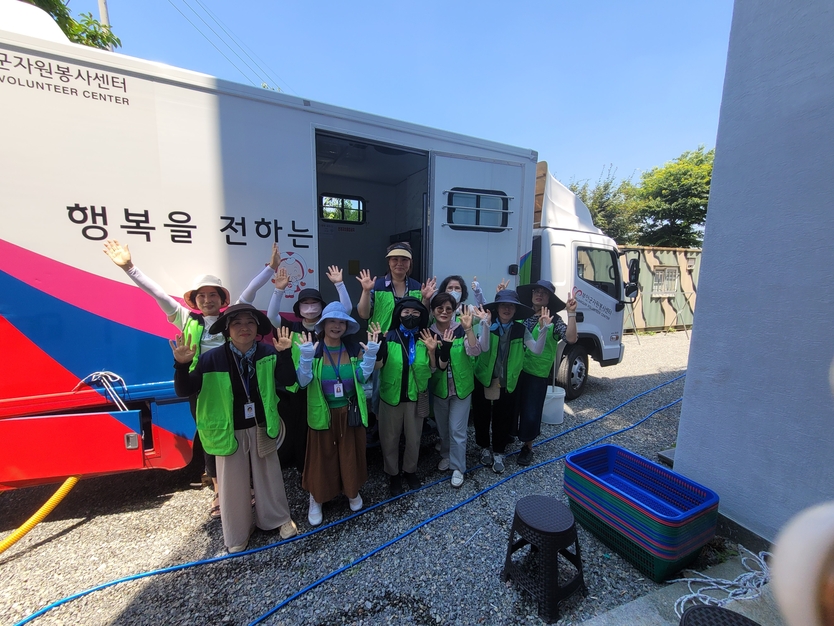 하서면-부안군자원봉사센터, 찾아가는 이동빨래방 _뽀송이_ 운영ⓒ부안군청 제공