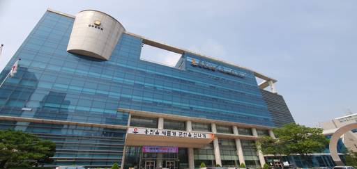 옹진군청 전경