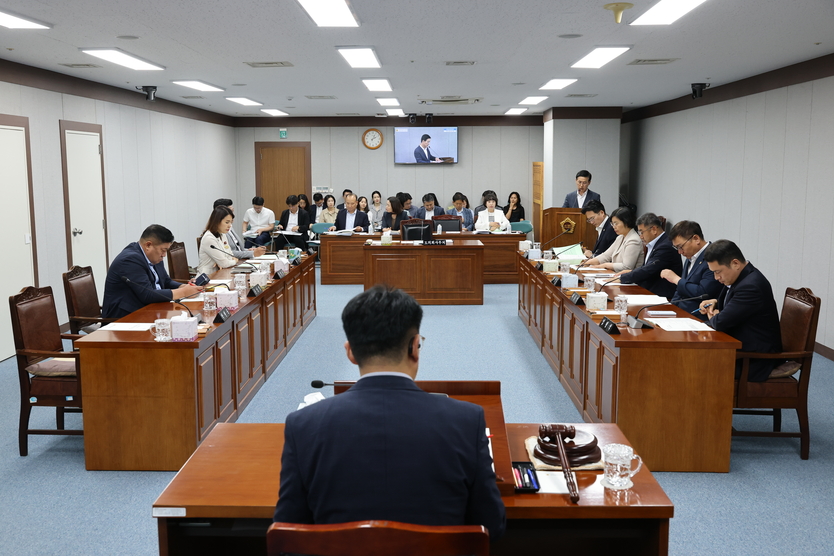 “실효성 있는 의정지원이 핵심” 전남도의회 운영위, 사무처 하반기 사업 진단ⓒ전라남도의회 제공