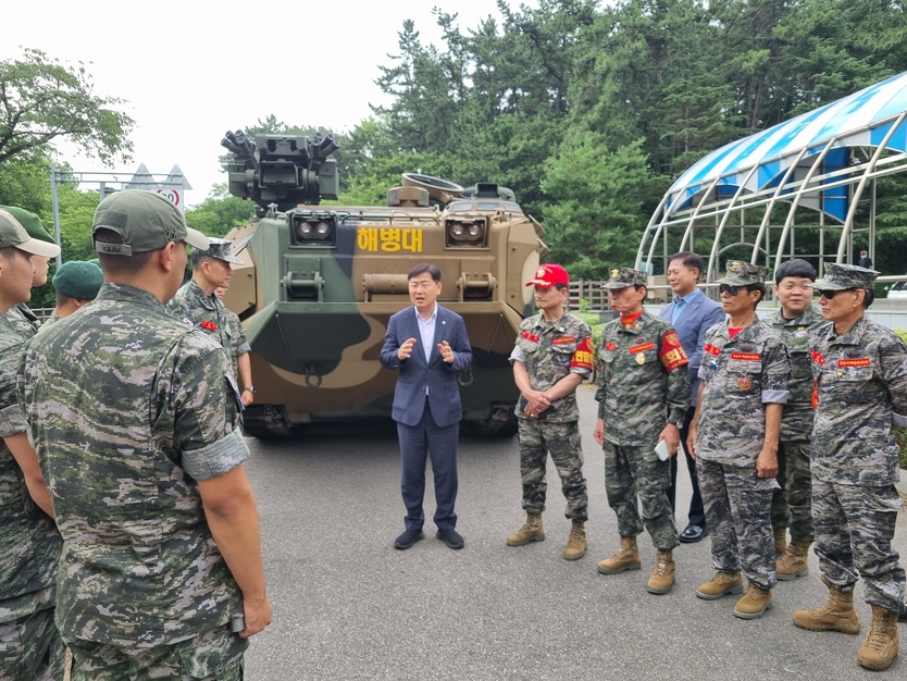 해병대 최초 전투 승전 75주년 기념 추모식 군산서 개최ⓒ전북자치도 제공