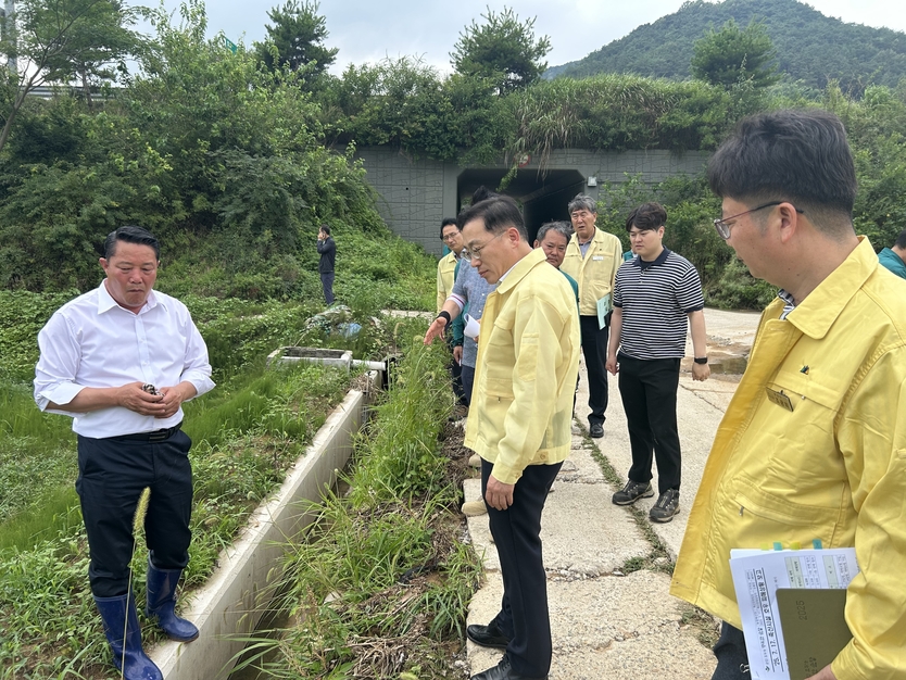 전북자치도, 집중호우 피해 현장 점검ⓒ자치도 제공