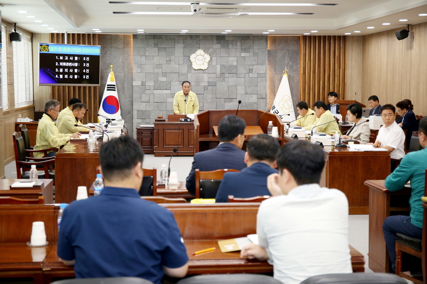영광군의회, 제21회 의원간담회 개최@영광군의회 제공