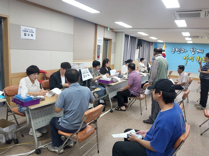 읍·면 단위 찾아가는 서비스를 통해 고령층, 취약계층의 불편을 최소화했다ⓒ보성군 제공
