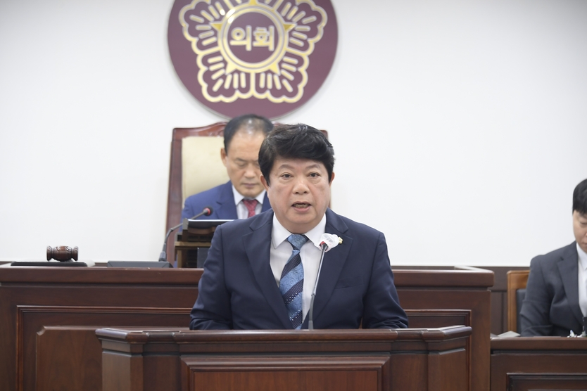 김재수 의원이 제340회 임시회 5분 자유발언을 하고 있다. ⓒ 동두천시의회 제공