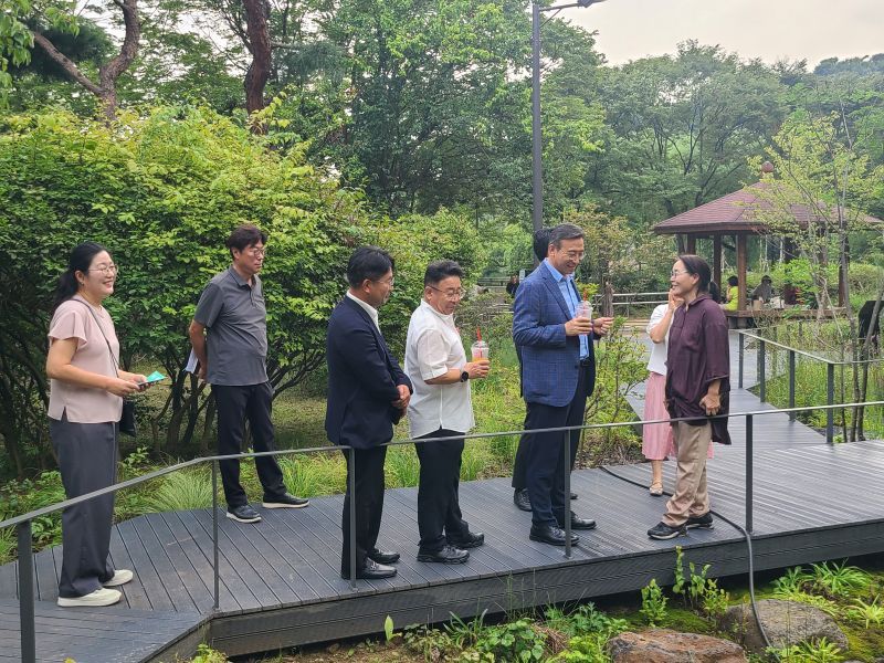 오순문 시장 2025서울국제정원박락회 현장방문ⓒ서귀포시 제공