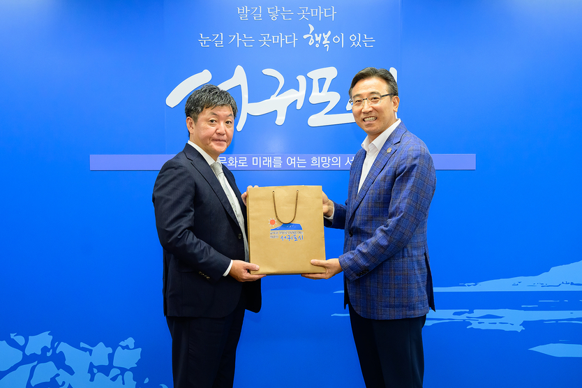 재일본관동제주도민협회 제35대 임원진 접견ⓒ서귀포시 제공