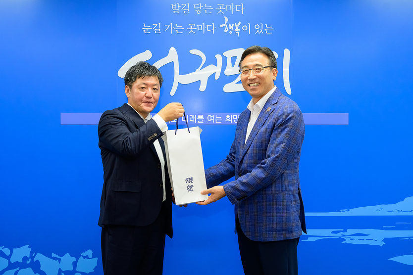 재일본관동제주도민협회 제35대 임원진 접견ⓒ서귀포시 제공