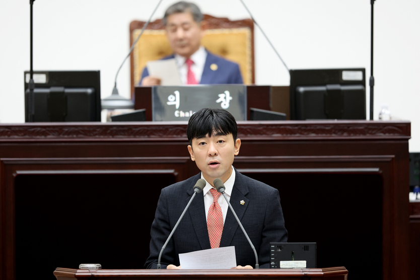 인천시의회 신성영 의원, 참전유공자와 유족들에게 합당한 예우 필요성 강조하고 있다. ⓒ 인천시의회 제공