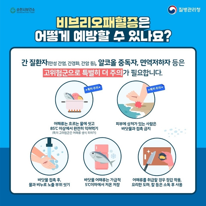 순천시, 비브리오패혈증 예방 카드뉴스ⓒ순천시 제공