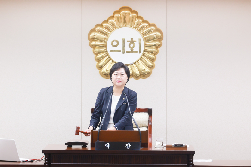 부평구의회 제271회 임시회 폐회, 부평구의회 안애경의장 ⓒ 부평구의회 