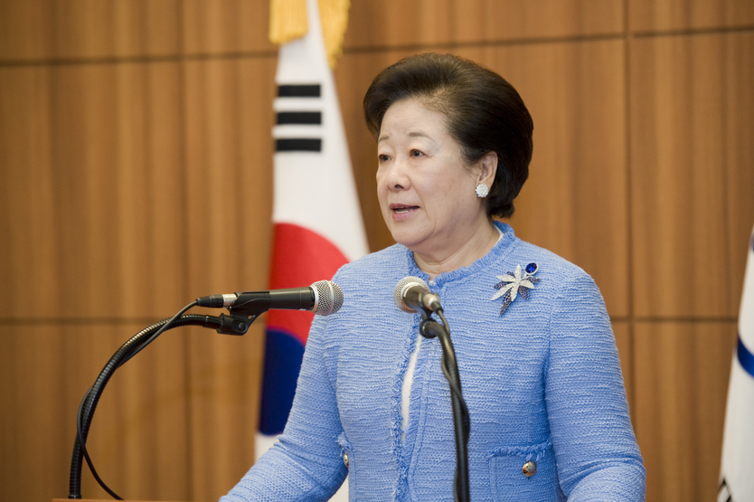 세계평화통일가정연합(이하 가정연합) 한학자 총재 ⓒ 세계평화통일가정연합 제공