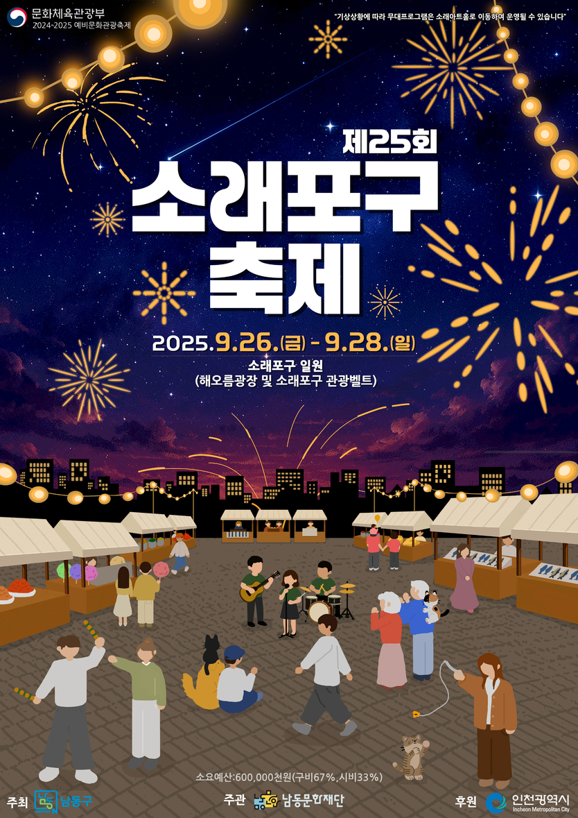 제25회 소래포구 축제 포스터 ⓒ 남동구 제공