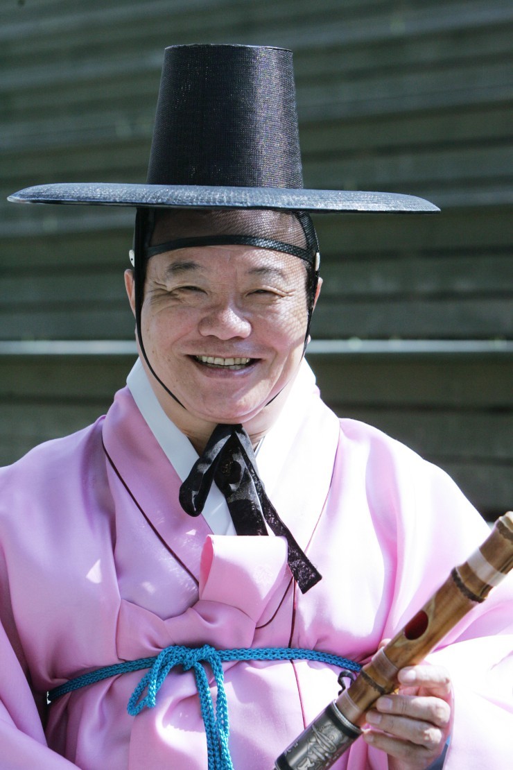 국가무형문화재 제45호 대금산조 예능보유자 이생강.(사진=죽향대금산조원형보존회)
