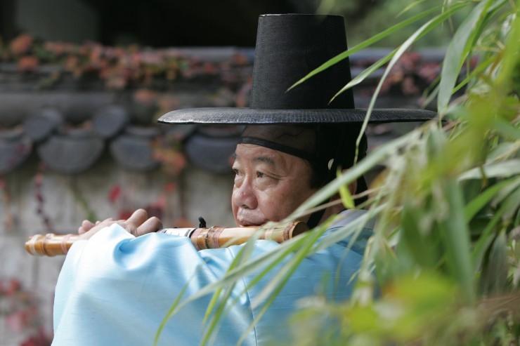 국가무형문화재 제45호 대금산조 예능보유자 이생강.(사진=죽향대금산조원형보존회)