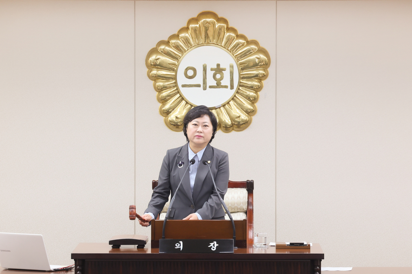부평구의회 제272회 임시회 개회. 안애경 부평구의장 ⓒ 부평ㄱ구