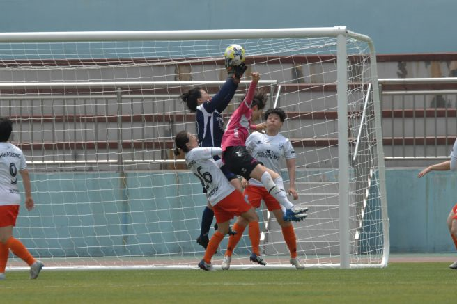 2024년 21회 문체부장관기 전국여성축구대회 경기장면.