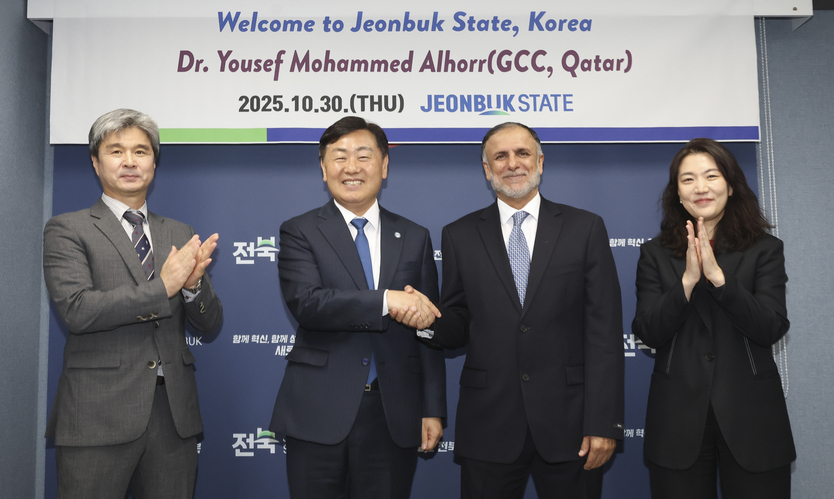 카타르 글로벌탄소위원회(GCC) 의장 간담 ⓒ 자치도 제공