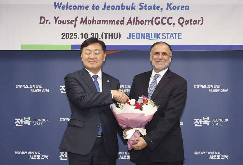 카타르 글로벌탄소위원회(GCC) 의장 간담 ⓒ 자치도 제공