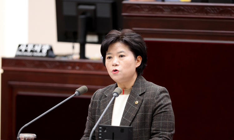 인천시의회 유승분 의원, '잦은 조직개편'에 "전략·일관성 확보 촉구"