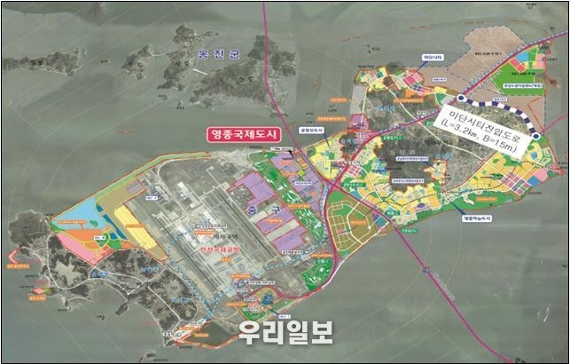 영종해안순환도로 미단시티 진입도로 ⓒ인천경제자유구역청