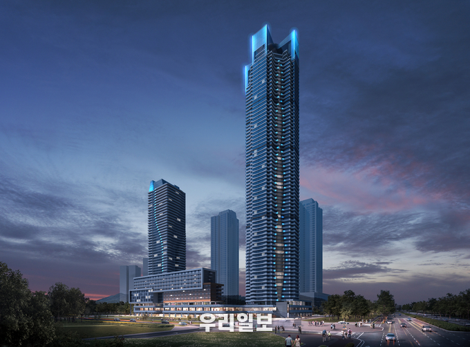 송도재미동포타운 2단계 조감도(야간) ⓒ인천글로벌시티